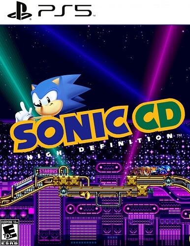 SONIC CD PS5 COVER