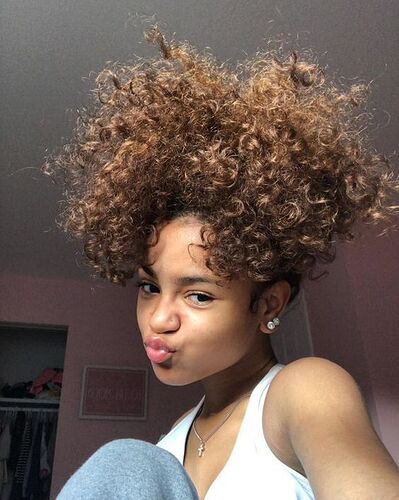unruly hair