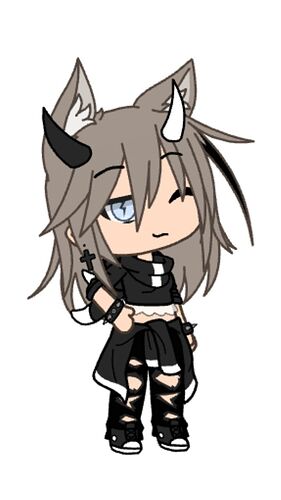 Andrea gacha | Anime wolf girl, Cute anime character, Cute anime chibi