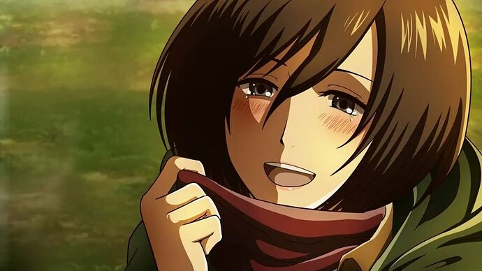 Mikasa happy SNK season 2 | Attack on Titan / Shingeki No Kyojin | Know  Your Meme