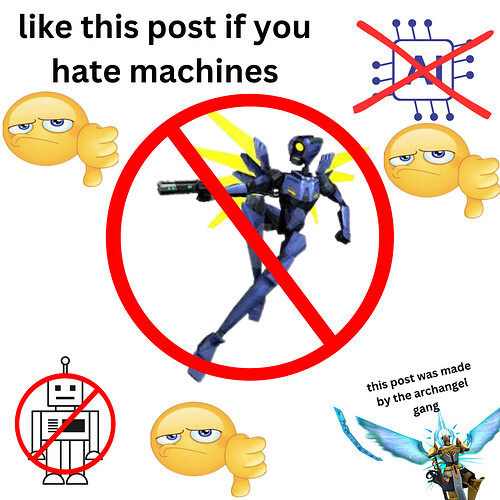 like this post if you hate machines