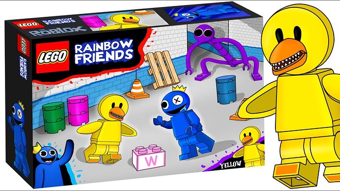 rainbe frend lego