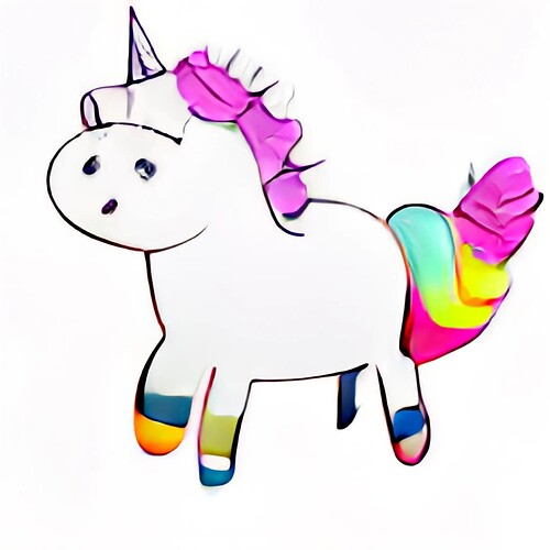 fluffy unicorn (2)