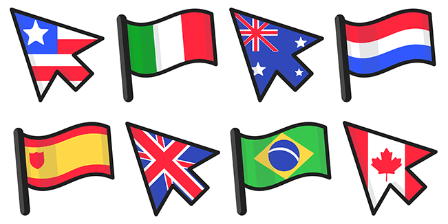 Country Flags cursor collection