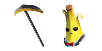 Fortnite Agent Peely Skin Bananaxe Pickaxe