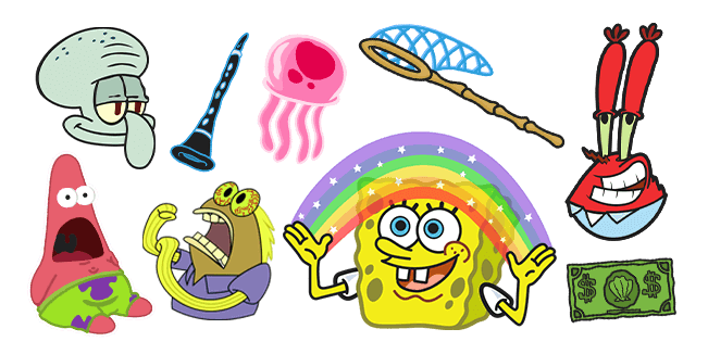 SpongeBob cursor collection