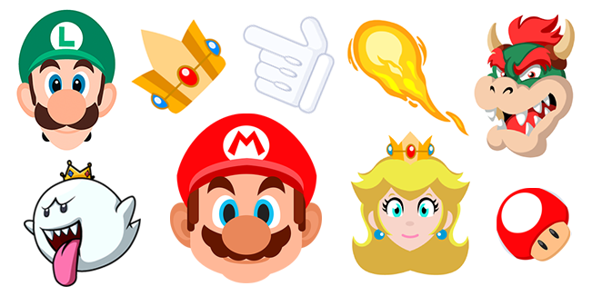Super Mario cursor collection