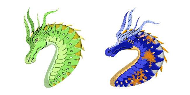 Wings of Fire Luna and Swordtail Cursor