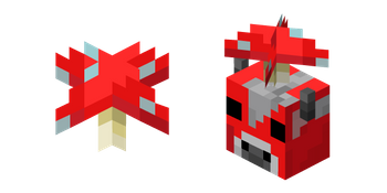 Minecraft Red Mushroom and Mooshroom