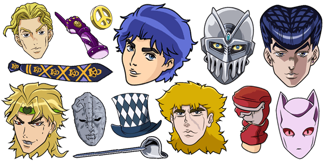 JoJo’s Bizarre Adventure cursor collection