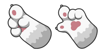 White Cat Paw