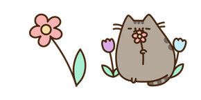 Pusheen and Flower