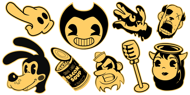 Bendy and the Ink Machine cursor collection