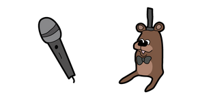 Feddy and Microphone Meme Cursor