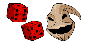 Nightmare Before Christmas Oogie Boogie and Dice
