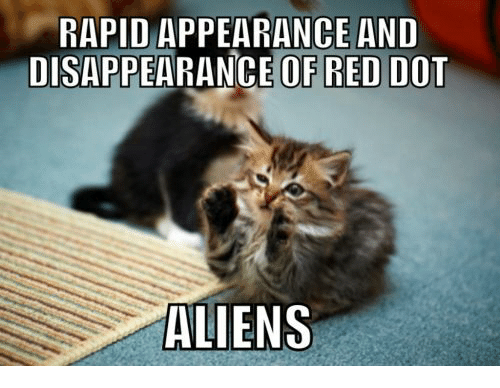 Image result for The Disappearance of the red dot aliens meme