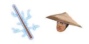 Mortal Kombat Raiden and Staff Cursor