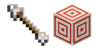 Minecraft Arrow and Target