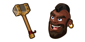 Clash of Clans Hog Rider and Hammer