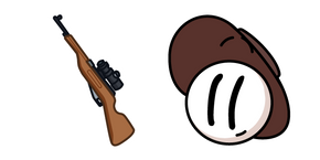 Henry Stickmin Jack Doogan and Rifle Cursor