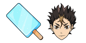 Haikyuu!! Yu Nishinoya and Gari Gari kun Popsicle