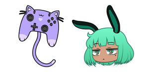 Gacha Life Lemo and Neko Controller Cursor