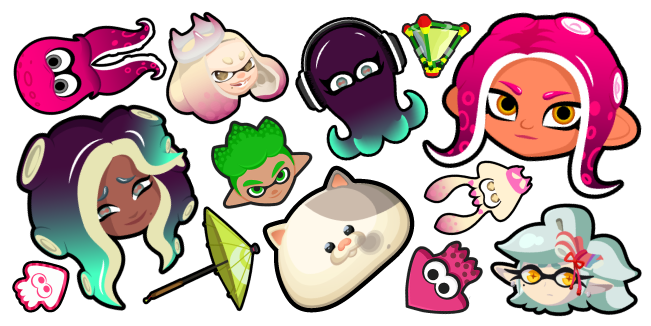 Splatoon cursor collection