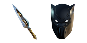 Fortnite Black Panther and Vibranium Daggers Cursor