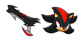 Sonic Shadow the Hedgehog and Rifle