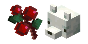Minecraft Sweet Berries and Snow Fox