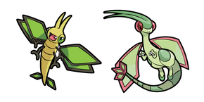 Pokemon Vibrava and Flygon
