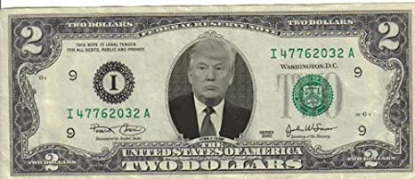 Amazon.com: Donald Trump $2 Dollar Bill Mint! Rare! $1: Everything Else