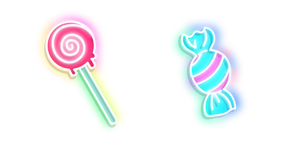 Neon Lollipop and Candy