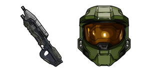 Halo John-117 and Assault Rifle