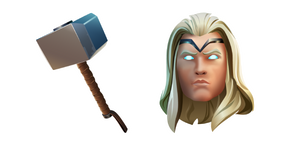 Fortnite Thor and Mjolnir Cursor