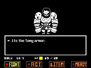 Image result for Undertale tem armor