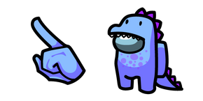 Among Us Dino Character Cursor
