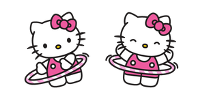 Hello Kitty and Hula Hoop