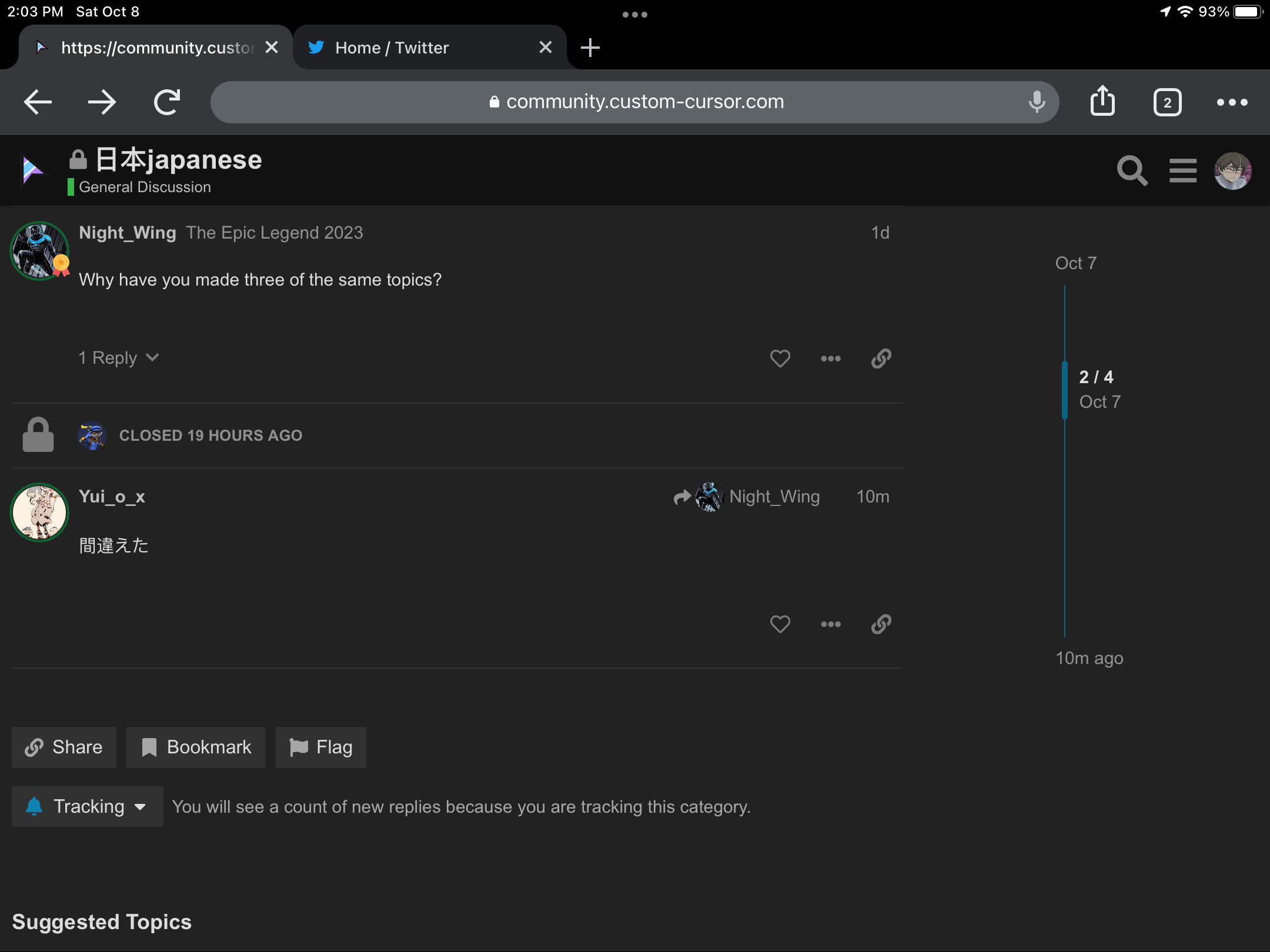 How did they reply? - General Discussion - Custom Cursor Community