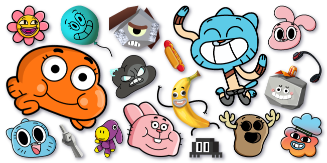 The Amazing World of Gumball cursor collection